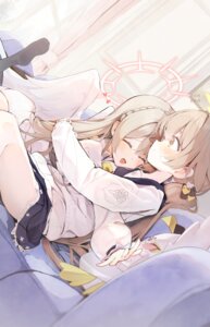 Rating: Safe Score: 34 Tags: ajitani_hifumi angel blue_archive dress halo kirifuji_nagisa seifuku sweater wings yamada_auto yuri User: himeno_nanako