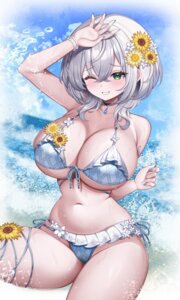Rating: Questionable Score: 34 Tags: bikini demcheg garter hololive shirogane_noel swimsuits wet User: VigorousMMM