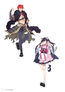 Rating: Safe Score: 9 Tags: animal_ears armor bandages chou_kaguyahime! garter hechima heels horns komazawa_noi maid male nekomimi sakayori_asahi tail trap wa_maid User: himeno_nanako