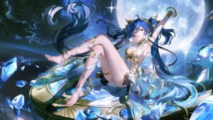 detexted dress garter iuno no_bra skirt_lift tagme tattoo wallpaper wuthering_waves