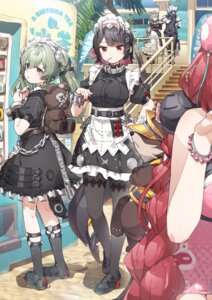 alexandrina_sebastiane corin_wickes ellen_joe kusaka_shi maid pantyhose swimsuits tail ukinami_yuzuha von_lycaon zenless_zone_zero