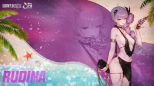 Rating: Questionable Score: 22 Tags: brown_dust_ii garter gun no_bra nopan origami rudina wallpaper wet User: blooregardo