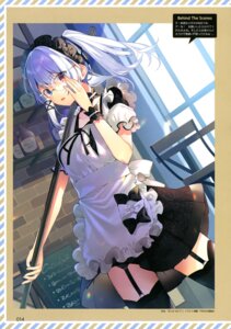 Rating: Safe Score: 17 Tags: ciel_sacred heterochromia maid megane mishima_kurone skirt_lift stockings thighhighs User: drop