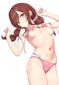 bikini breasts cameltoe gin00 nipples oosaki_amana swimsuits the_idolm@ster the_idolm@ster_shiny_colors wet