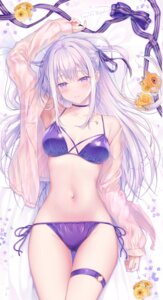 Rating: Questionable Score: 53 Tags: bikini dakimakura garter hiiragi_asuka_(twinbox) open_shirt see_through swimsuits twinbox twinbox_gakuen User: BattlequeenYume
