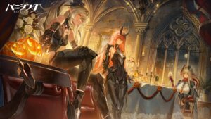 armor halloween horns no_bra pointy_ears punishing:_gray_raven tagme torn_clothes vera_(punishing:_gray_raven)