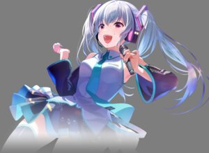 Rating: Safe Score: 14 Tags: hatsune_miku headphones idoly_pride skirt_lift tagme thighhighs transparent_png vocaloid User: saemonnokami