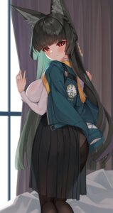 Rating: Questionable Score: 27 Tags: animal_ears hoshimi_miyabi kitsune matrix16 pantsu pantyhose see_through uniform zenless_zone_zero User: BattlequeenYume