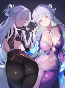 Rating: Questionable Score: 55 Tags: ass bodysuit goddess_of_victory:_nikke japanese_clothes mecha_musume nayuta_(nikke) no_bra pantyhose rakuri_(rwrn5475) see_through User: VigorousMMM