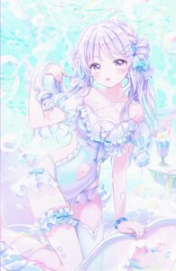 Rating: Safe Score: 11 Tags: angel garter kousagi see_through swimsuits thighhighs wet wings User: BattlequeenYume