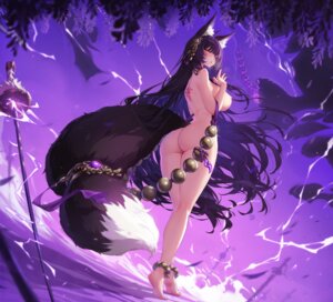 animal_ears ass azur_lane kitsune mitsu_(mitsu_art) musashi_(azur_lane) naked nipples pussy tail tattoo