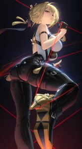 Rating: Questionable Score: 69 Tags: ass bodysuit evelyn_chevalier garter heels kkuni zenless_zone_zero User: VigorousMMM