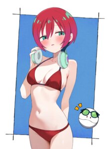 amate_yuzuriha bikini gundam gundam_gquuuuuux haro headphones sabi1234 swimsuits
