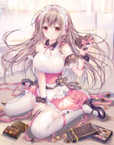 Rating: Safe Score: 61 Tags: heels maeda_shiori maid thighhighs twinbox twinbox_gakuen valentine User: himeno_nanako