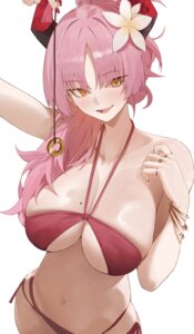 Rating: Questionable Score: 37 Tags: bikini blue_archive horns kyougoku_satsuki swimsuits yidh_79 User: VigorousMMM