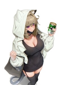 Rating: Questionable Score: 26 Tags: animal_ears arknights dress erect_nipples ett no_bra stockings tail thighhighs utage_(arknights) User: lacepanties