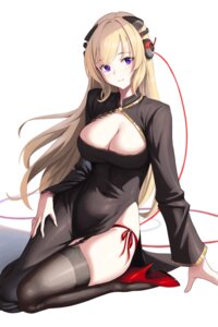 bowlp dress g3_(girls_frontline) girls_frontline heels no_bra pantsu stockings string_panties thighhighs