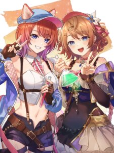 animal_ears atelier atelier_resleriana garter inumimi koei_tecmo no_bra resna_sternenlicht rias_eidreise see_through tagme