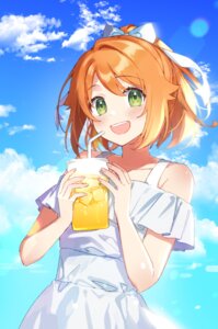 Rating: Safe Score: 16 Tags: dress honma_himawari nijisanji nijisanji_gamers summer_dress yumesaki_nana User: 弱受猫