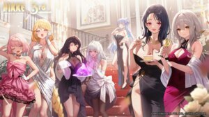 dress goddess_of_victory:_nikke harran_(nikke) heels isabel_(nikke) nayuta_(nikke) no_bra noah_(nikke) nopan pantyhose rapunzel_(nikke) scarlet_(nikke) see_through snow_white_(nikke) tagme