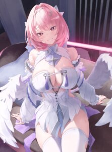 Rating: Questionable Score: 40 Tags: gueya no_bra pointy_ears remielle_dan thighhighs wings zenless_zone_zero User: VigorousMMM Rating: Questionable Score: 40 Tags: gueya no_bra pointy_ears remielle_dan thighhighs wings zenless_zone_zero User: VigorousMMM