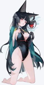 Rating: Questionable Score: 47 Tags: animal_ears bbul_horn hoshimi_miyabi kitsune leotard no_bra zenless_zone_zero User: KenB