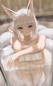 Rating: Questionable Score: 47 Tags: animal_ears azur_lane foria_sensei kaga_(azur_lane) kitsune naked see_through tail towel wet User: Spidey
