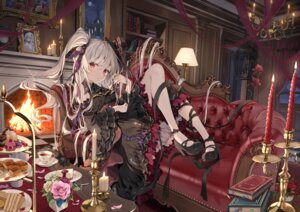 dress gothic_lolita heels kakao_rantan lolita_fashion skirt_lift