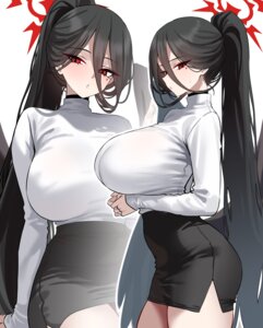 Rating: Questionable Score: 26 Tags: angel blue_archive hanekawa_hasumi shigure skirt_lift sweater wings User: VigorousMMM