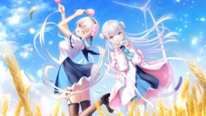 Rating: Questionable Score: 19 Tags: anemoi awayuki_hiiro heels humuyun jpeg_artifacts key na-ga seifuku skirt_lift stockings tail thighhighs tsujikura_spica wallpaper User: moonian