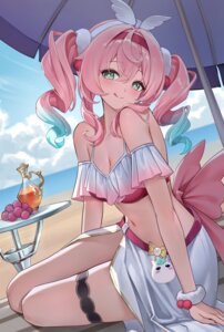 bikini_top garter honkai:_star_rail hyacine lunacle swimsuits