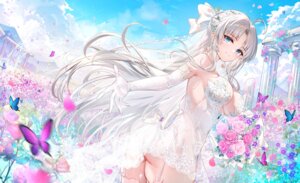 Rating: Questionable Score: 54 Tags: akusamu ass carlotta dress garter_belt no_bra nopan see_through skirt_lift stockings thighhighs wedding_dress wuthering_waves User: Anonymous