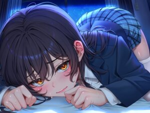 masami_chie seifuku tegurayuki thighhighs wet
