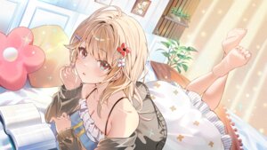 azna iriam kuon_kiidayo pajama see_through sweater wallpaper