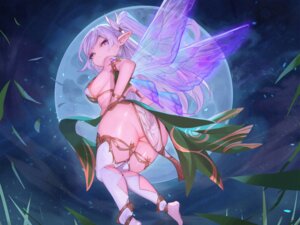Rating: Questionable Score: 26 Tags: fairy moco no_bra pointy_ears skirt_lift thighhighs wings User: kiyoe