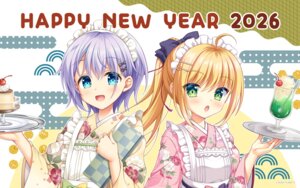 ambitious_mission charlotte_di_curvehorn_yeatz hanesaki_seika hontani_kanae kobayashi_tsubame maid saga_planets trap wa_maid waitress wallpaper