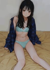 bra loli open_shirt pantsu zuima