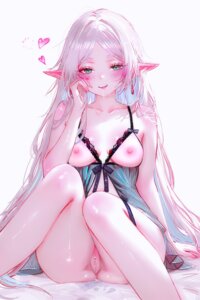 Rating: Explicit Score: 103 Tags: breasts elf frieren lingerie nipples nixeu no_bra nopan pointy_ears pussy pussy_juice sousou_no_frieren uncensored User: lacepanties