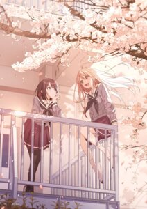Rating: Safe Score: 25 Tags: hechima pantyhose seifuku skirt_lift User: himeno_nanako