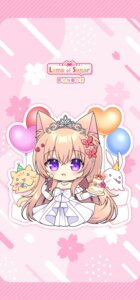 Rating: Safe Score: 6 Tags: animal_ears chibi dress kitsune lump_of_sugar mito_mashiro moekibara_fumitake tail tayutama tayutama_2 wedding_dress User: k25c2yf