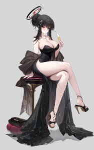 Rating: Questionable Score: 61 Tags: blue_archive dress freng halo heels jpeg_artifacts no_bra nopan see_through skirt_lift tsukatsuki_rio User: Genex