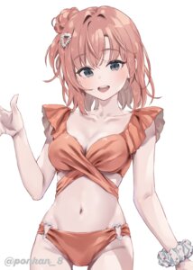 bikini cleavage ponkan_8 swimsuits yahari_ore_no_seishun_lovecome_wa_machigatteiru. yuigahama_yui