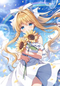 Rating: Safe Score: 18 Tags: air dress kamio_misuzu mauve skirt_lift summer_dress User: whitespace1