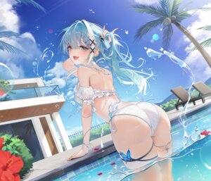 Rating: Questionable Score: 84 Tags: ass bikini garter indie_virtual_youtuber misora_sora see_through sikimosh swimsuits wet User: VigorousMMM