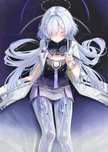 dress halo mornye ru_zhai see_through tattoo wuthering_waves