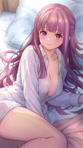 Rating: Questionable Score: 38 Tags: dress_shirt fern mikan_mizu no_bra open_shirt see_through sousou_no_frieren User: VigorousMMM