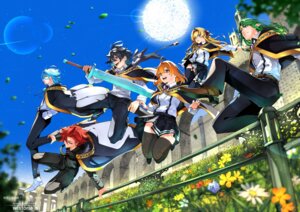 Rating: Safe Score: 8 Tags: aoi_toshi colette_loire julius_reinberg kiki_(wistoria) lihanna_owenzaus neko pointy_ears seifuku sion_ulster skirt_lift stockings sword thighhighs tsue_to_tsurugi_no_wistoria wignall_lindor will_serfort User: VigorousMMM