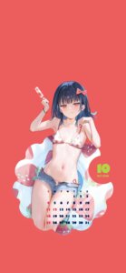 Rating: Questionable Score: 16 Tags: bikini calendar ichigo_(mignon) mignon swimsuits torn_clothes wet User: hrbzz