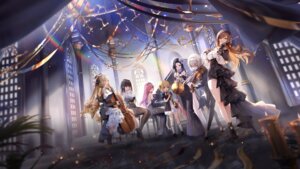 dress goddess_of_victory:_nikke heels no_bra pantyhose tagme wallpaper
