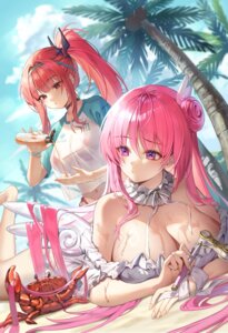 Rating: Questionable Score: 25 Tags: aile_(crossroads) bikini cream dorothy_(nikke) goddess_of_victory:_nikke rapi_(nikke) see_through swimsuits wet wet_clothes wings User: BattlequeenYume